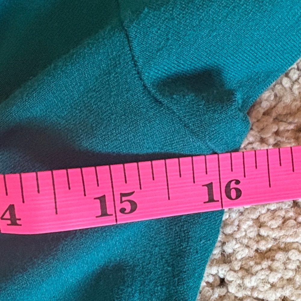 Seraphine Teal Midi Dress with knot — maternity and postpartum! - Picture 11 of 11